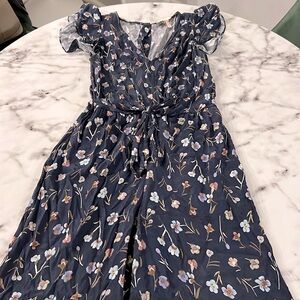 Rebecca Taylor Silk Blend Floral Jumpsuit